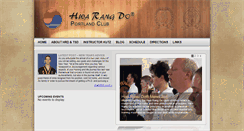 Desktop Screenshot of hwarangdo-pdx.com